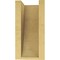Ekena Millwork 5"W x 5"D x 10"H Wide Durham Rough Cedar Woodgrain TimberThane Corbel, Primed Tan CORUR05X05X10DURRCPR - alternate 4